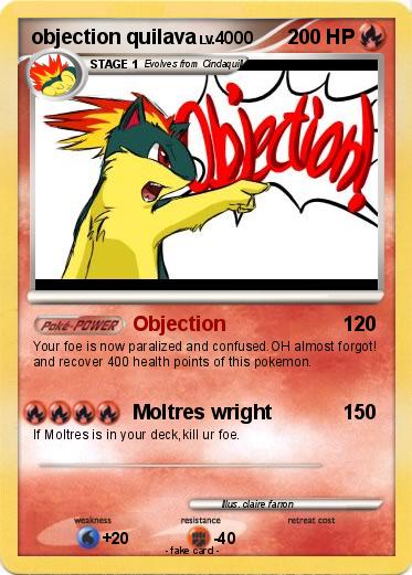 Pokemon objection quilava