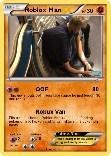 Pokemon Roblox Man