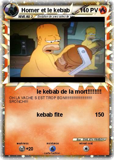 Pokemon Homer et le kebab