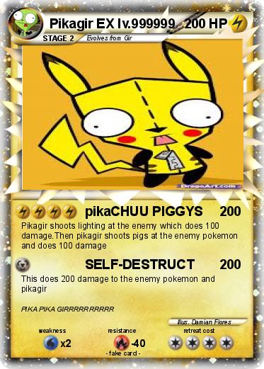 Pokemon Pikagir EX lv.999999
