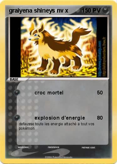 Pokemon graiyena shineys nv x