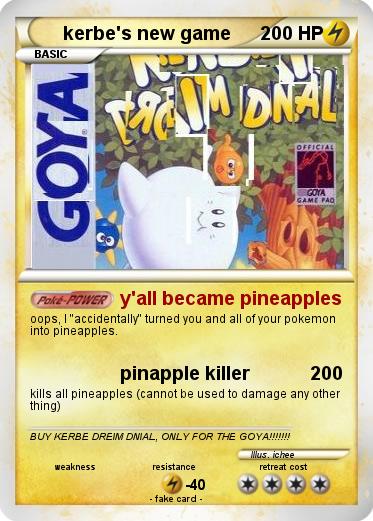 Pokemon kerbe's new game