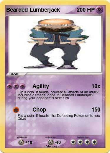 Pokemon Bearded Lumberjack
