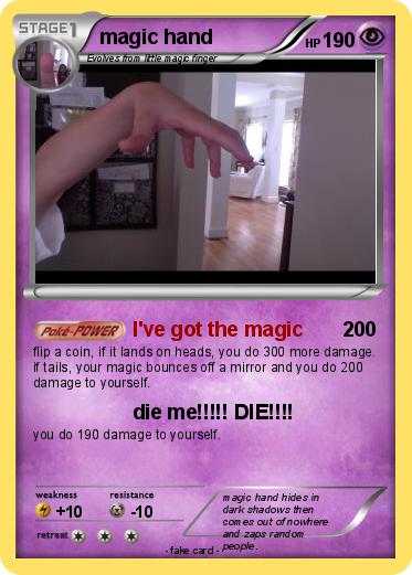 Pokemon magic hand