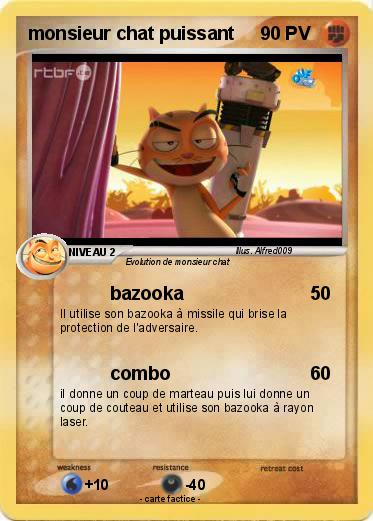Pokemon monsieur chat puissant