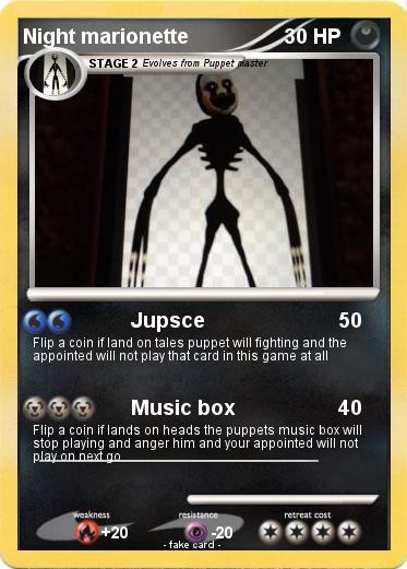 Pokemon Night marionette