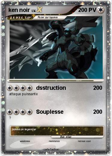 Pokemon ken noir