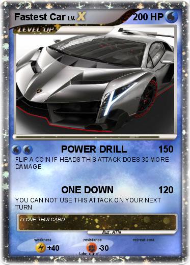 Pokemon Fastest Car
