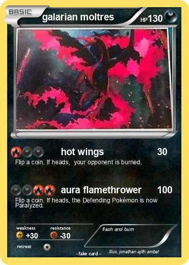 Pokemon galarian moltres