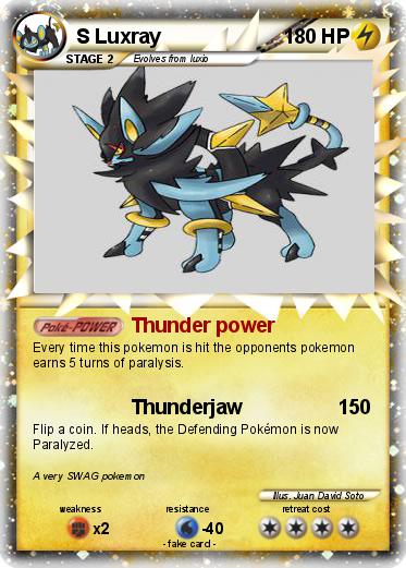 Pokemon S Luxray
