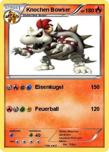 Pokemon Knochen Bowser
