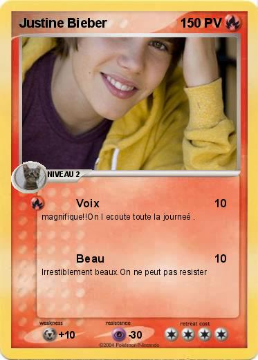 Pokemon Justine Bieber