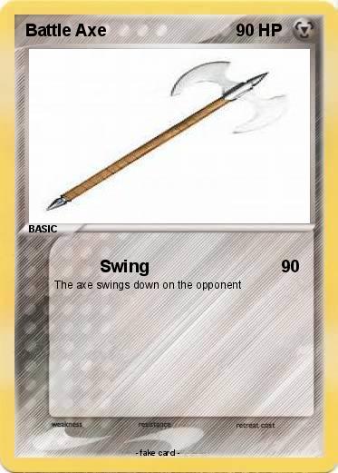 Pokemon Battle Axe
