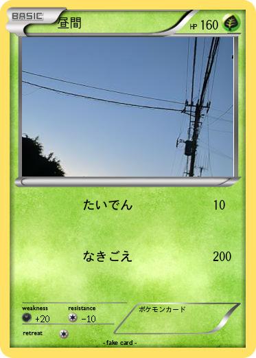 Pokemon 昼間