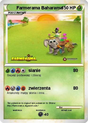 Pokemon Farmerama Baharama