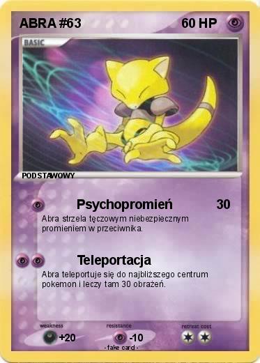Pokemon ABRA #63