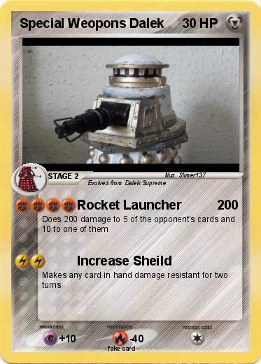 Pokemon Special Weopons Dalek
