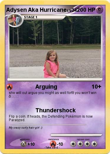 Pokemon Adysen Aka Hurricane