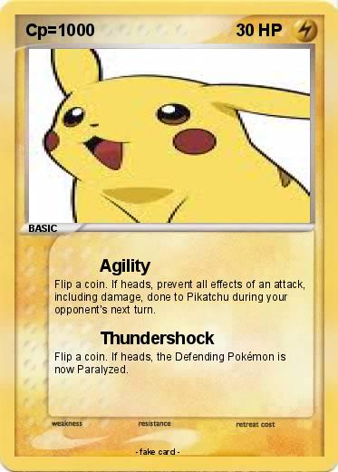Pokemon Cp=1000