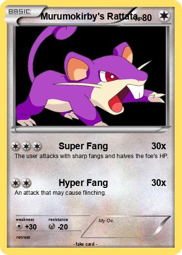 Pokemon Murumokirby's Rattata
