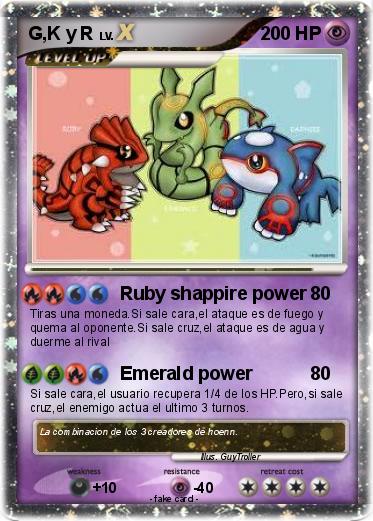 Pokemon G,K y R