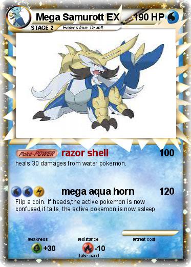 Pokemon Mega Samurott EX