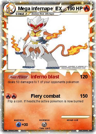Pokemon Mega infernape  EX