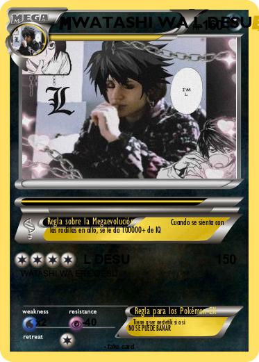 Pokemon WATASHI WA L DESU