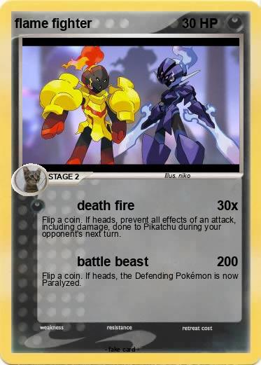 Pokemon flame fighter