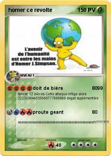 Pokemon homer ce revolte