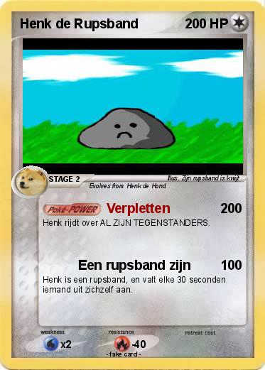Pokemon Henk de Rupsband