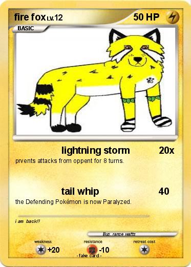 Pokemon fire fox