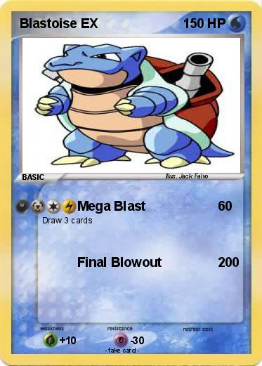Pokemon Blastoise EX