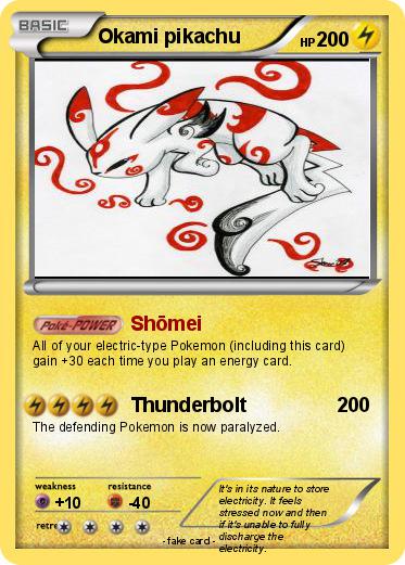 Pokemon Okami pikachu