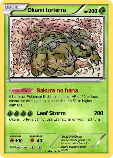 Pokemon Okami torterra