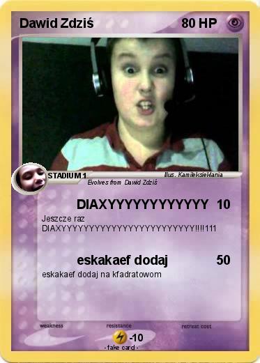 Pokemon Dawid Zdziś