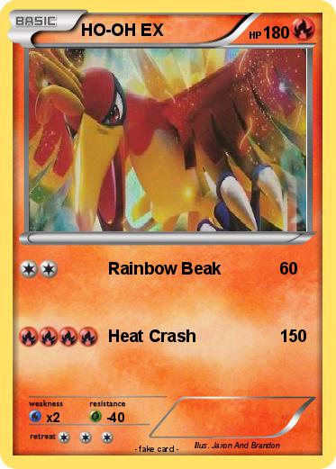 Pokemon HO-OH EX