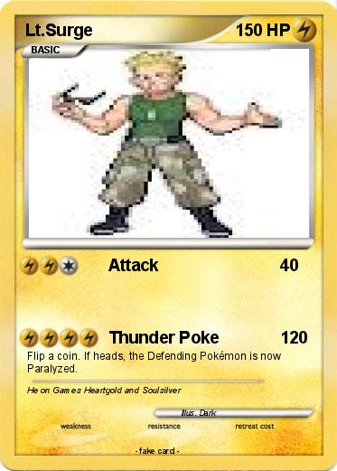 Pokemon Lt.Surge