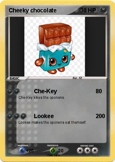 Pokemon Cheeky chocolate