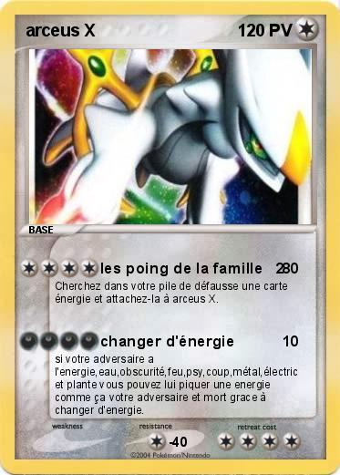 Pokemon arceus X