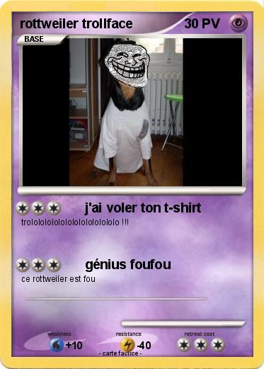 Pokemon rottweiler trollface