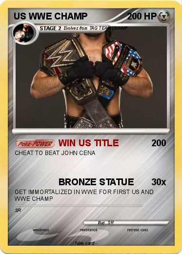 Pokemon US WWE CHAMP