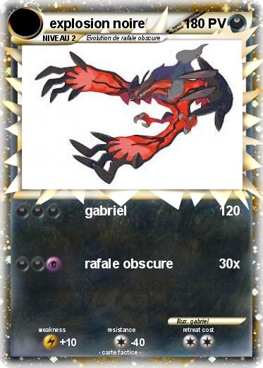 Pokemon explosion noire