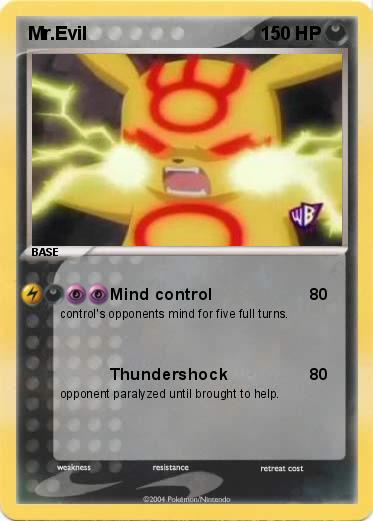 Pokemon Mr.Evil