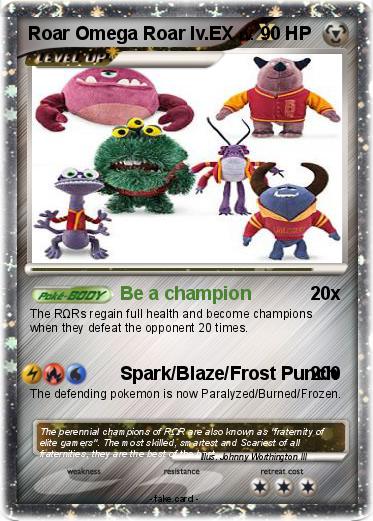 Pokemon Roar Omega Roar lv.EX