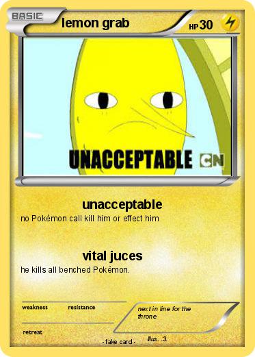 Pokemon lemon grab