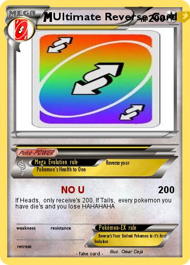 Pokémon Ultimate Reverse Card 2 2 - NO U.