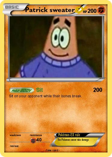 Pokemon Patrick sweater