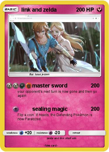 Pokemon link and zelda