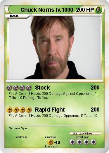 Pokemon Chuck Norris lv.1000